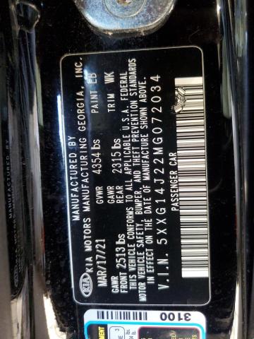2021 KIA K5 LXS - 5XXG14J22MG072034