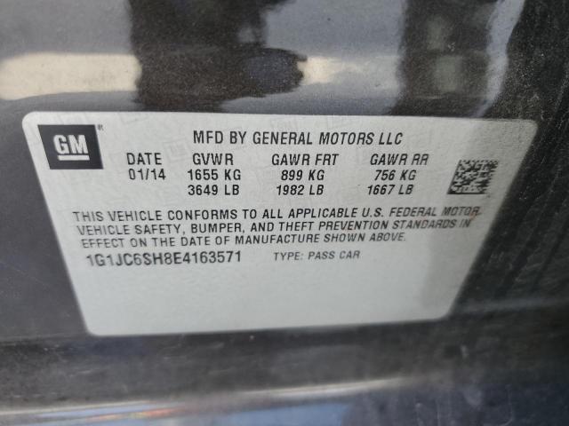 1G1JC6SH8E4163571 2014 Chevrolet Sonic Lt