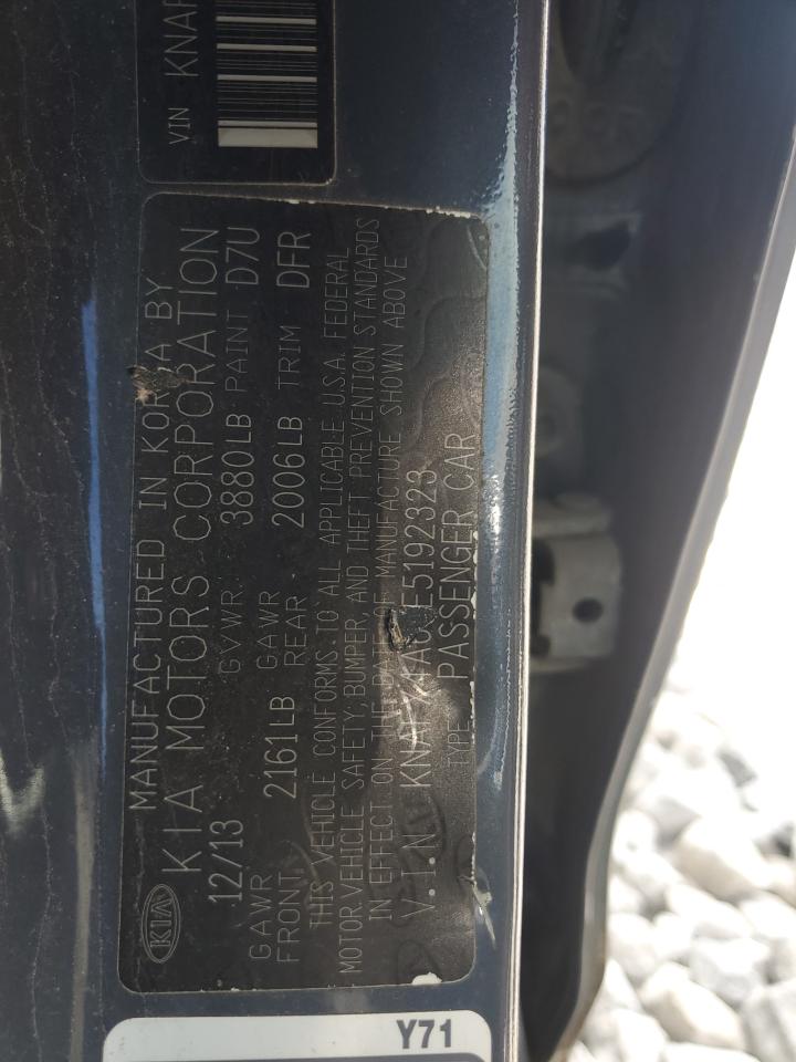 KNAFX4A66E5192323 2014 Kia Forte Lx