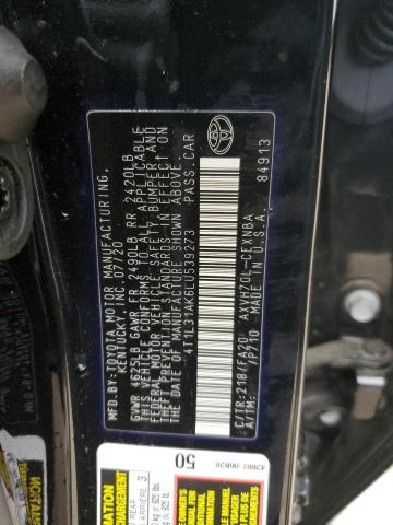 2020 Toyota Camry Le VIN: 4T1L31AK6LU539273 Lot: 47193254