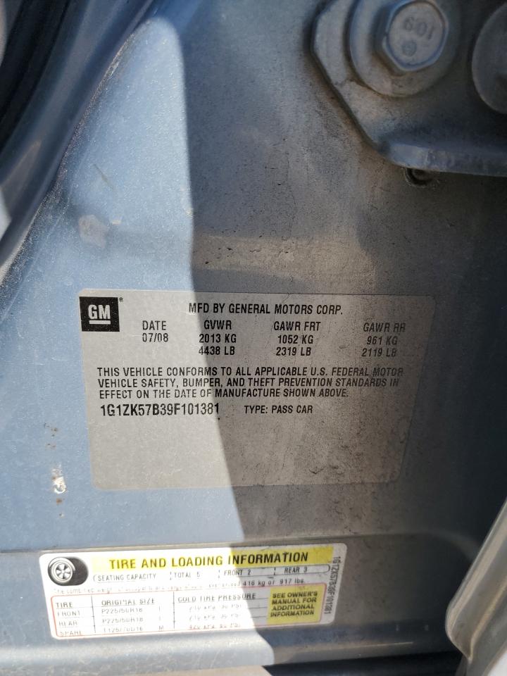 1G1ZK57B39F101381 2009 Chevrolet Malibu Ltz