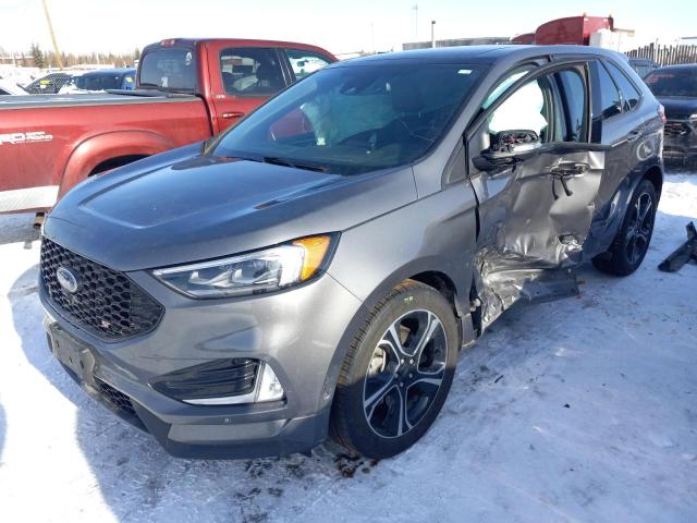 Lot #2517856934 2022 FORD EDGE ST salvage car