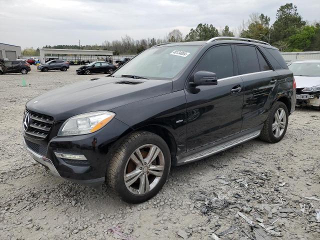 Lot #2468953758 2012 MERCEDES-BENZ ML 350 4MA salvage car