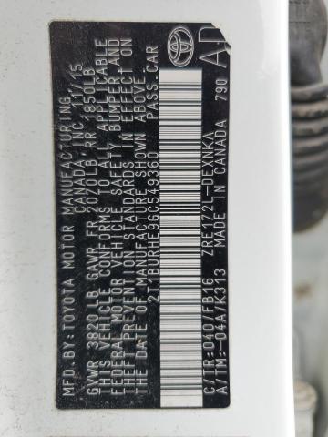 2016 Toyota Corolla L VIN: 2T1BURHE9GC549360 Lot: 47965304