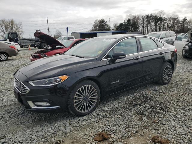 Lot #2505358573 2018 FORD FUSION TIT salvage car