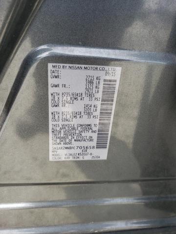 2015 NISSAN PATHFINDER - 5N1AR2MN8FC705658