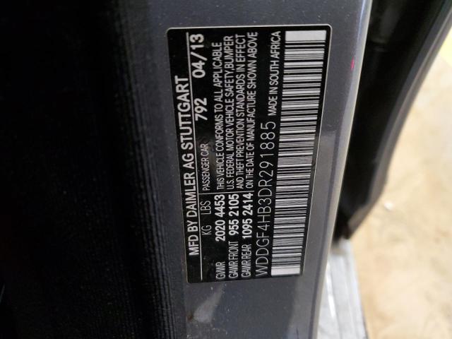 2013 Mercedes-Benz C 250 VIN: WDDGF4HB3DR291885 Lot: 47592674