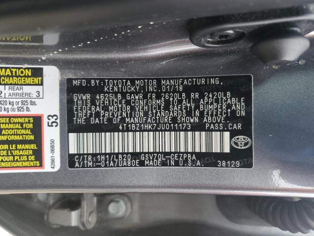 VIN 4T1R11AK1MU431273 2021 Toyota Camry, LE no.12