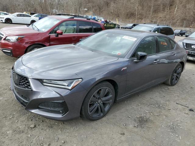 Lot #2503513843 2021 ACURA TLX TECH A salvage car