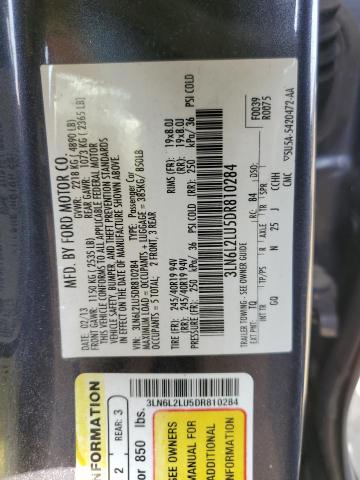 2013 Lincoln Mkz Hybrid VIN: 3LN6L2LU5DR810284 Lot: 45484904