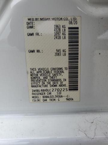 2020 NISSAN ALTIMA S - 1N4BL4BV0LC270225