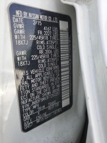 2015 NISSAN JUKE NISMO - JN8DF5MV3FT250251