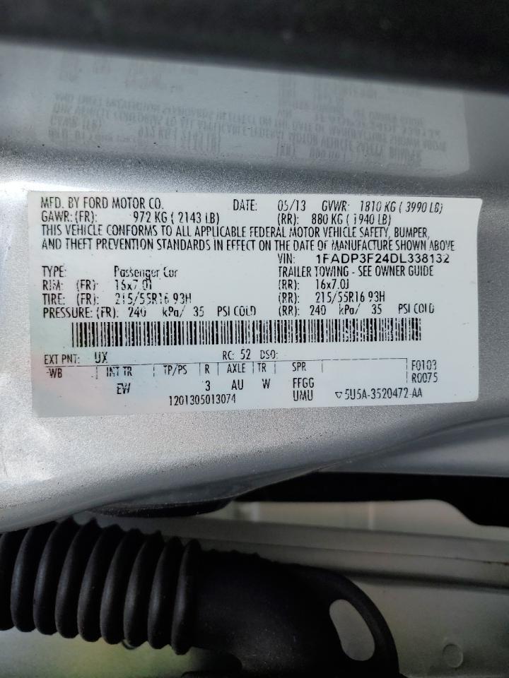 1FADP3F24DL338132 2013 Ford Focus Se