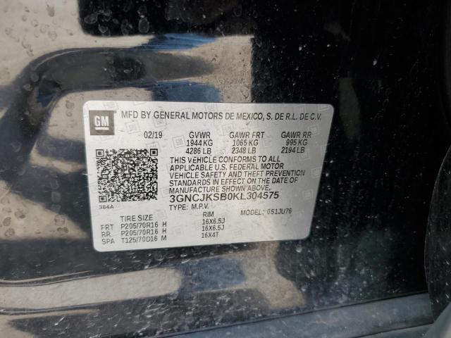 2019 CHEVROLET TRAX LS - 3GNCJKSB0KL304575