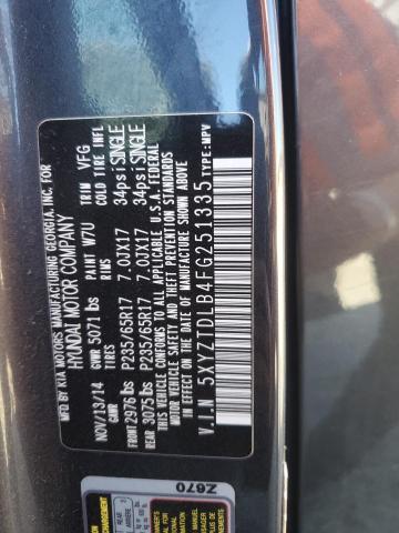 2015 Hyundai Santa Fe Sport VIN: 5XYZTDLB4FG251335 Lot: 47127754