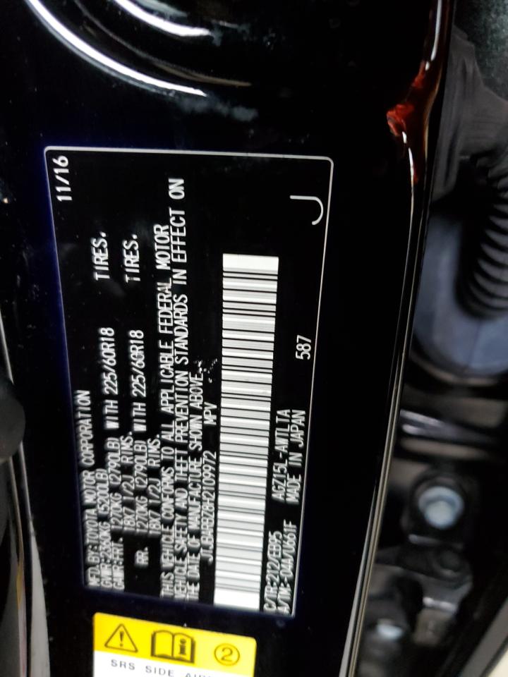 JTJBARBZ8H2109972 2017 Lexus Nx 200T Base