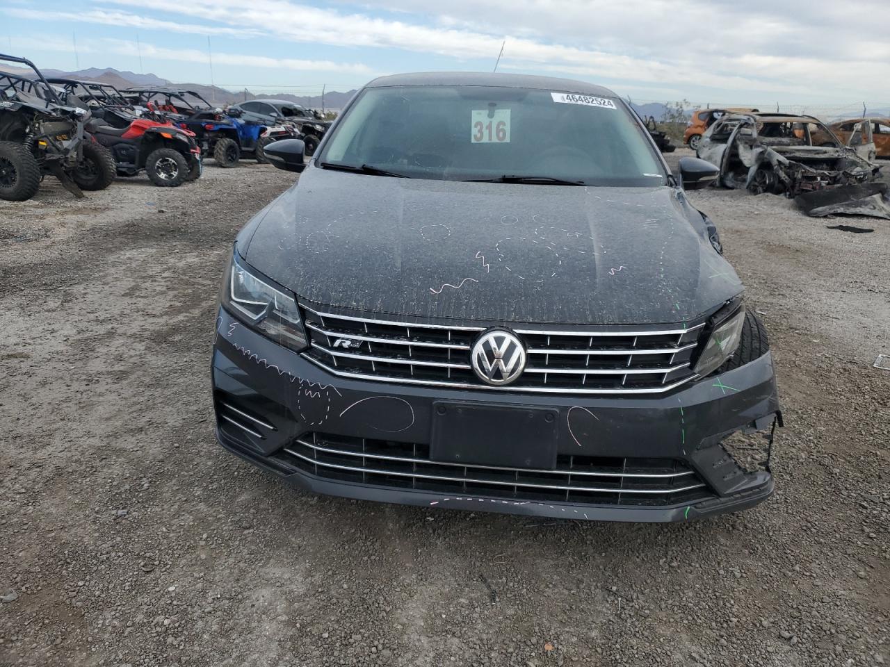 1VWDT7A35HC038535 2017 Volkswagen Passat R-Line