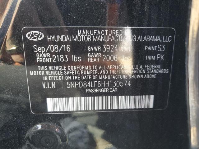 2017 HYUNDAI ELANTRA SE - 5NPD84LF6HH130574