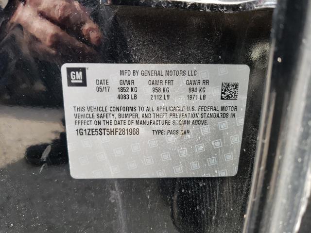 2017 CHEVROLET MALIBU LT - 1G1ZE5ST5HF281968
