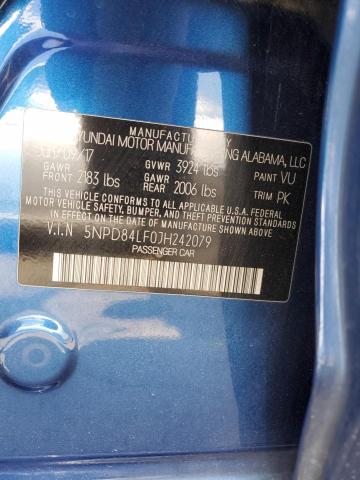 2018 HYUNDAI ELANTRA SE 5NPD84LF0JH242079