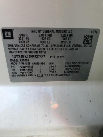 2015 CADILLAC ESCALADE P - 1GYS4NKJ4FR537887