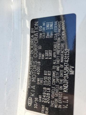 2017 Kia Soul + VIN: KNDJP3A58H7431152 Lot: 48715764