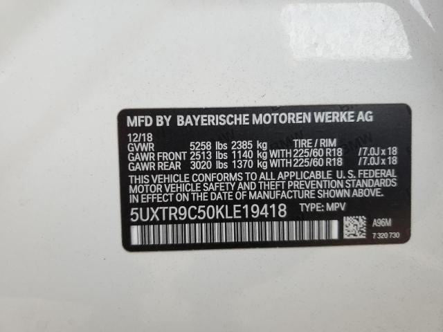 5UXTR9C50KLE19418 2019 BMW X3 - Image 14