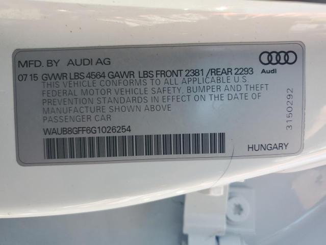  AUDI A3 2016 Білий