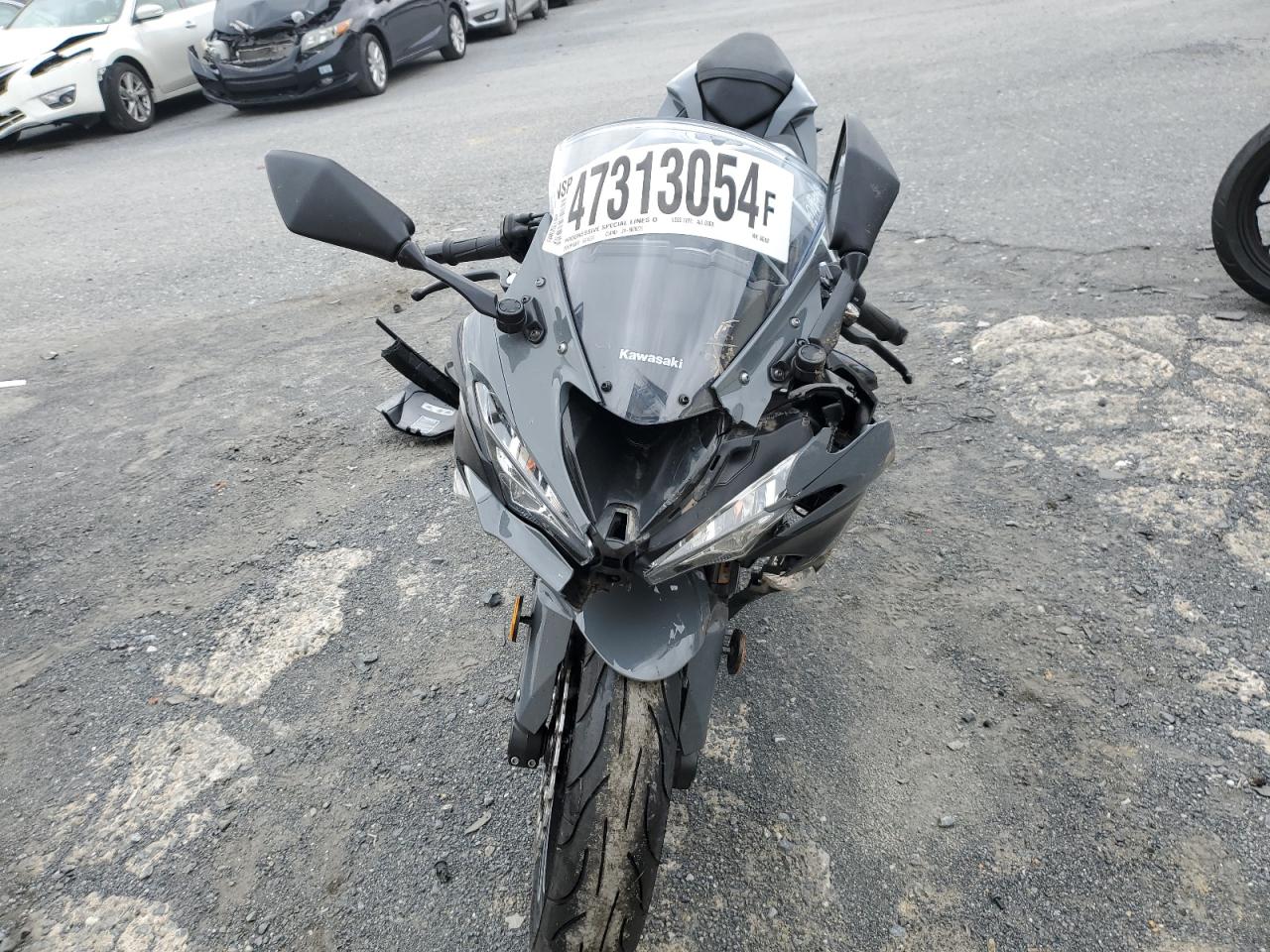 2019 Kawasaki Ninja ZX-6R at PA - Grantville, Copart lot 47313054 