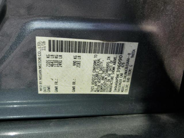 2017 NISSAN MAXIMA 3.5 - 1N4AA6AP9HC396090