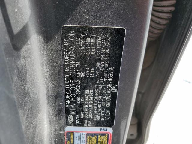 2017 Kia Soul VIN: KNDJN2A26H7466939 Lot: 46635974