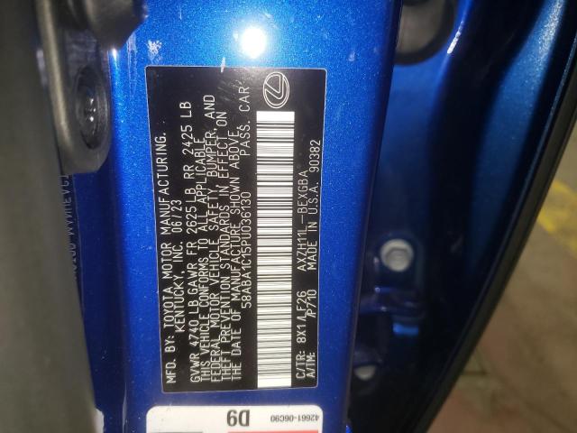 2023 LEXUS ES 300H F- 58ABA1C15PU036130