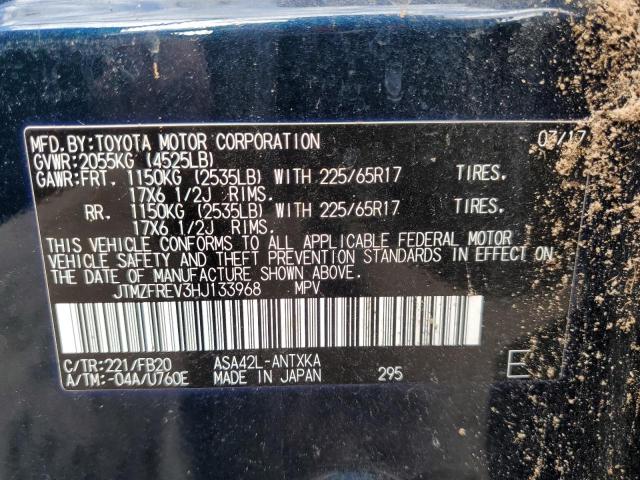 2017 TOYOTA RAV4 LE - JTMZFREV3HJ133968