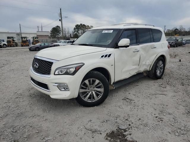 Lot #2412099192 2016 INFINITI QX80 salvage car