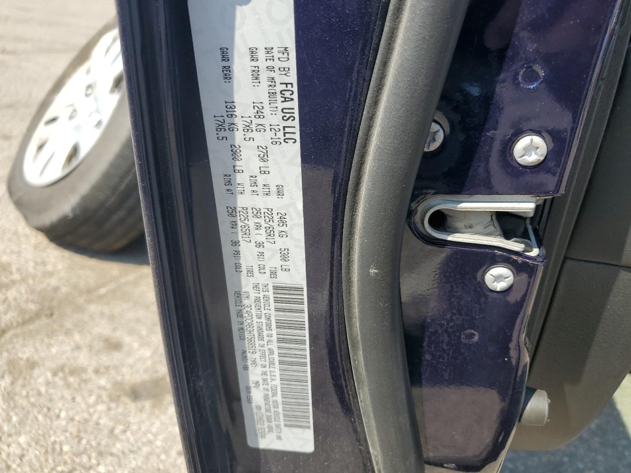 3C4PDCAB3HT568519 2017 Dodge Journey Se