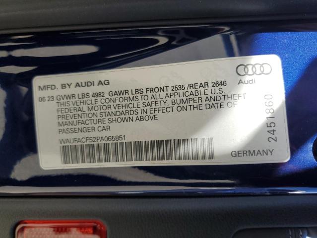 WAUFACF52PA065851 Audi A5 PREMIUM 13