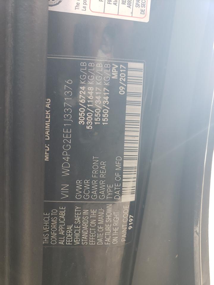 WD4PG2EE1J3371376 2018 Mercedes-Benz Metris