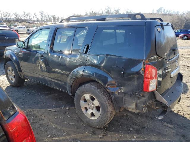 NISSAN PATHFINDER 2009 black  gas 5N1AR18B89C606644 photo #3