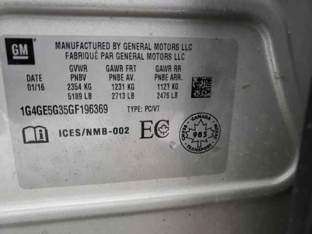 2016 BUICK LACROSSE P - 1G4GE5G35GF196369