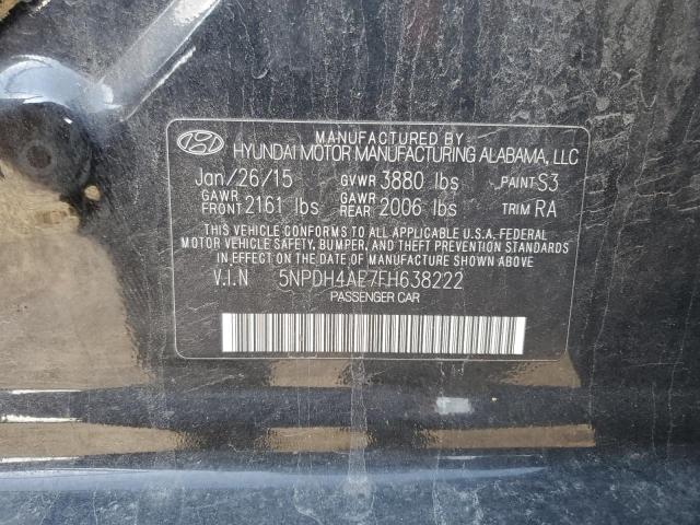 2015 HYUNDAI ELANTRA SE - 5NPDH4AE7FH638222