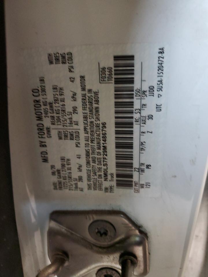 NM0LS7F29M1486796 2021 Ford Transit Connect Xlt