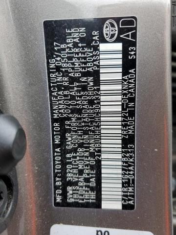 2017 TOYOTA COROLLA L - 2T1BURHE5HC901321