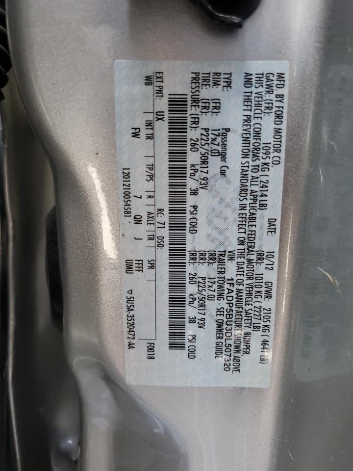 1FADP5BU3DL507320 2013 Ford C-Max Sel