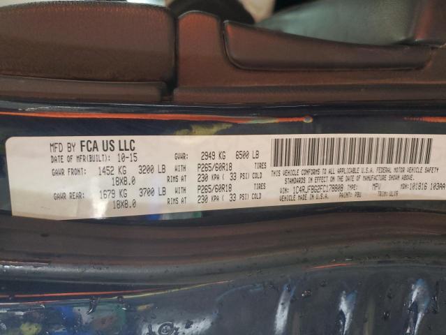 2015 Jeep Grand Cherokee Limited VIN: 1C4RJFBG2FC178808 Lot: 48101324