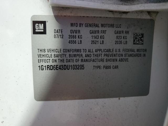 VIN 1G1RD6E43DU103205 2013 Chevrolet Volt no.13