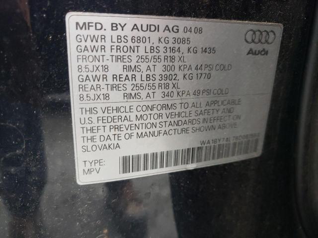 WA1BY74L78D061553 2008 Audi Q7 3.6 Quattro Premium