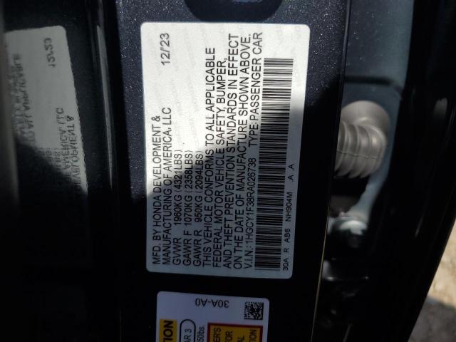 2024 Honda Accord Ex VIN: 1HGCY1F38RA026738 Lot: 48528244