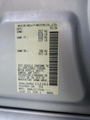 2016 NISSAN ALTIMA 2.5 - 1N4AL3AP8GC152261