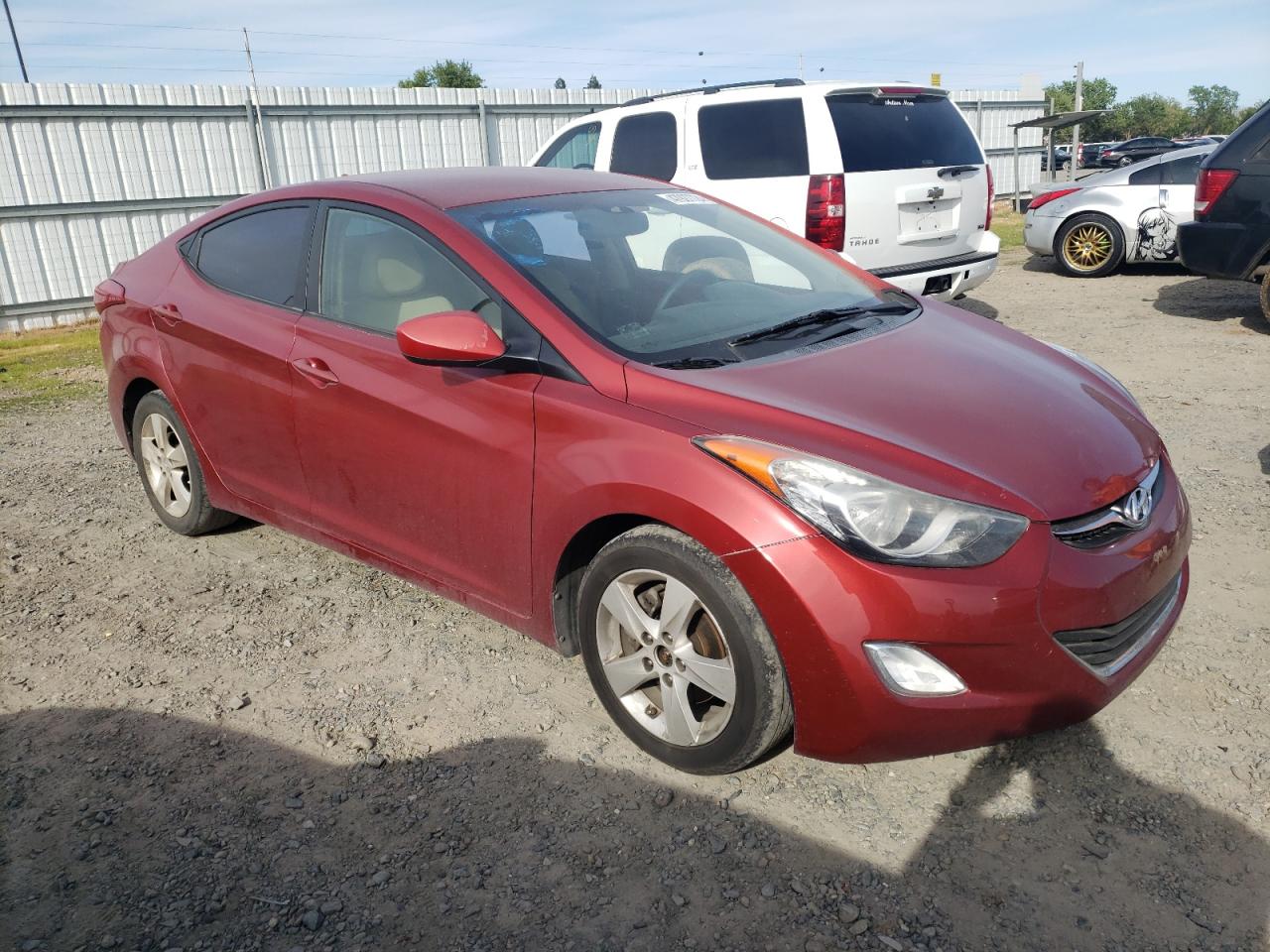 KMHDH4AEXCU184559 2012 Hyundai Elantra Gls