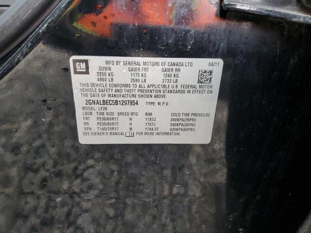 2011 Chevrolet Equinox Ls VIN: 2GNALBEC5B1297954 Lot: 45641894